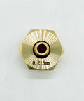 0.215mm Ruby Core EDM Wire Guide Nozzle Tip for EDM Wire Cutting Machine, heavy duty, wear resistant, hexagonal shape