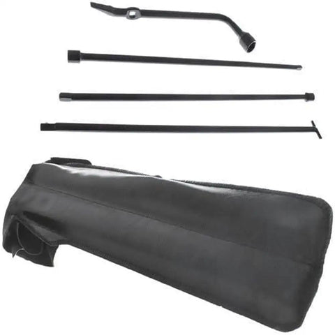 Nissan Frontier Spare Lug Wrench Tire Replacement Kit 05-14 OEM Replacement Part tools with black case and durable rods for quick changes
