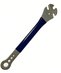 Heavy Duty Bike Pedal Wrench Tool Featuring Tough As Nails Steel Build With Long Non Slip Handle And 6 8 10mm Hex Sockets For No Sweat E Bike Repair Projects, showing solid design and hex sockets.
