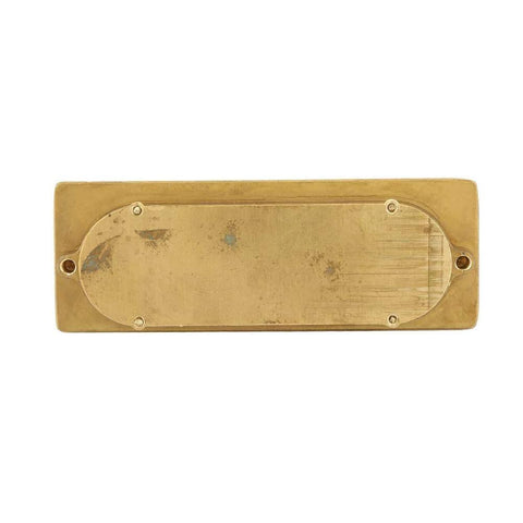 Back view of Recessed Brass Cabinet Handle For Kitchen Cabinets Cupboards Wardrobes And Drawers Hidden Flush Mount Pull