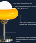 Egg Tart Desk Lamp With Cozy Warm Glow Nordic Style Japanese Table Lamp Creamy White Lampshade And Iron Base
