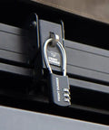 Small Stainless Steel Combination Cable Lock For Overland Truck Racks Custom Combo Code Security Tumbler mounted on rack