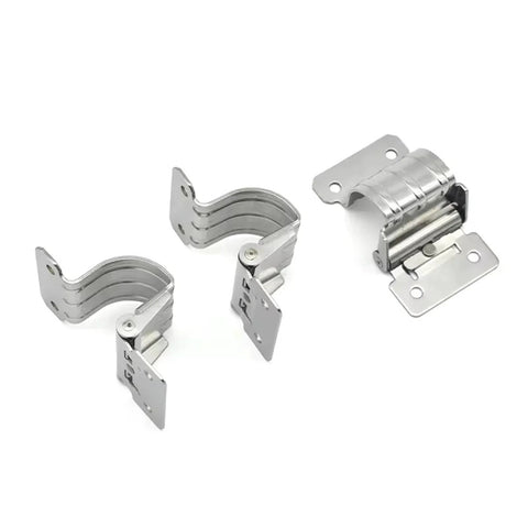 Stainless Steel Torque Built In Cabinet Hinges With Arc Damping Soft Close Freely Stopped 0.7Nm Torque 1 Pack displayed on white background
