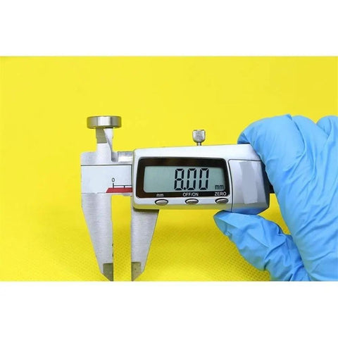 Digital caliper measuring Smooth Hybrid Ceramic Bearings For Your Motor Spindle, Featuring Ultra Low Friction Abec 1 Grade Si3N4 Balls In 8 * 16 * 5 Size.