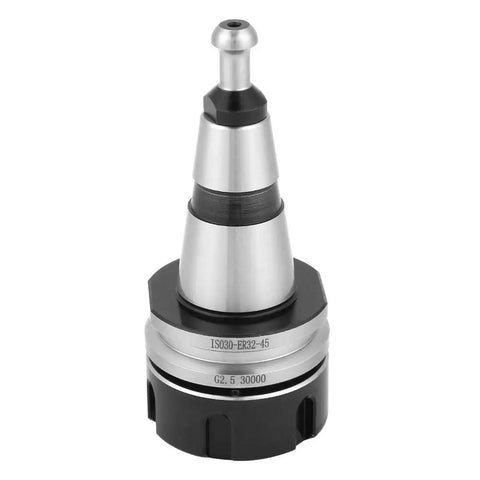 Iso30 Er32 Balanced Collet Chuck CNC Tool Holder 30000 RPM G2.5 Tolerance Stainless Steel close-up view showing design and attachment features.