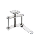 Flow Control Tubing Clamps Adjustable Swivel Screw Hose Clamp Set For Lab Easy To Fine Tune Liquid Flow shown in stainless steel