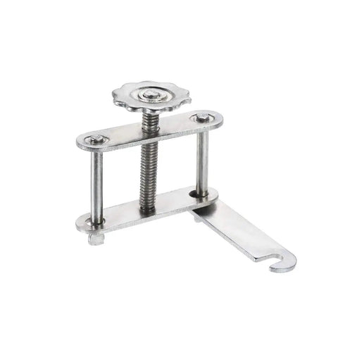 Flow Control Tubing Clamps Adjustable Swivel Screw Hose Clamp Set For Lab Easy To Fine Tune Liquid Flow shown in stainless steel