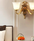 Top Tier Copper Wall Sconce Featuring A White Frosted Glass Shade And Easy E27 Bulb Fit Rust Resistant Iron Frame Perfect For Bedroom Nightstand Office Space Clean Look That Really Slaps.