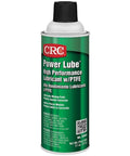Power Lube Industrial High Performance Lubricant With PTFE For Heavy Duty Tools And Machinery 11 Ounce Aerosol Spray