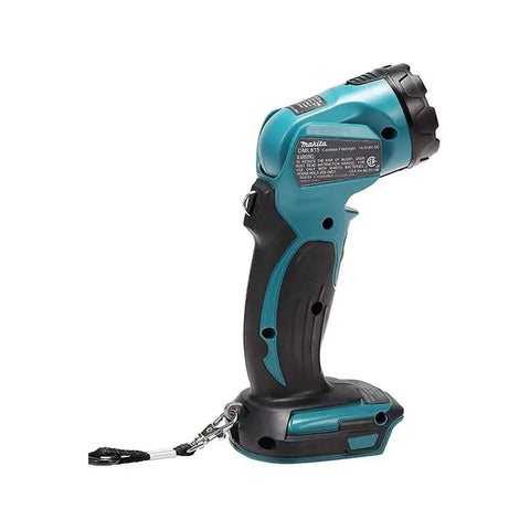 Side view of Beast 18V LXT Cordless LED Flashlight With 160 Lumens Four LED Array 12 Position Pivot Head Ranging 60 To 110 Degrees