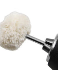 Premium 10 Piece Polishing Buffing Wheels Set Cotton Brushes For Rotary Tools with a soft white cotton tip for polishing.