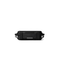 Side view of GoBox 1 Divided Waterproof Dry Box For Gear, Camera, And Tackle, Submersible IP65 IP67 Case with black color and tether strap.
