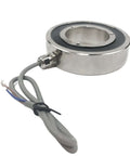 Side view of a 24V Brake Electromagnet Holding Magnet Solenoid With 80mm Diameter And 20mm Height, 100Kg Pull Capacity, 8W Power.