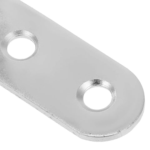 Close-up of 16 Pack L Shaped Corner Braces For Furniture And Tables, Cold Rolled Steel Brackets with Screws for heavy duty support.