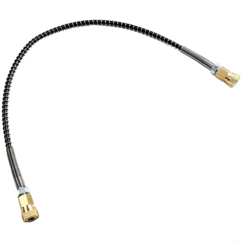 High Pressure Air Hose 50cm M10x1 Thread Fits Compressor Pump 63MPa Stainless Steel Braided Line With Quick Connect Female Port Rated Up To 9000 Psi Burst Strength Plus 4500 Psi Working Limit Ensures You Have A Gutsy Tool Built For The Grind, braided hose with brass quick-connect ends