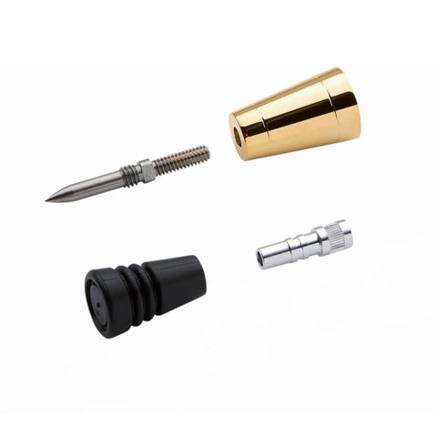 Walking Stick Hardware Kit With Steel Spike Ferrule Rubber Foot And Aluminum Insert For Pro Grade Hand Crafted Cane Easy To Assemble Woodworking Kit For Indoor And Summer Use Anytime components