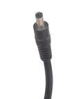 Heavy Duty Hella Reliable DC Extension Cable With Toggle Switch Slick Copper Build Plug And Play For Laptop Charging And Hardcore Gear Up To Thirty Six Volts And Fifteen Amps Measured At Fifty Centimeters, close-up of connector.