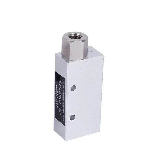 Side view of Venturi Air Exhaust Ejector And Vacuum Generator For 10HS 15HS 20HS 25HS 30HS with 8mm port, industrial pneumatic valve.