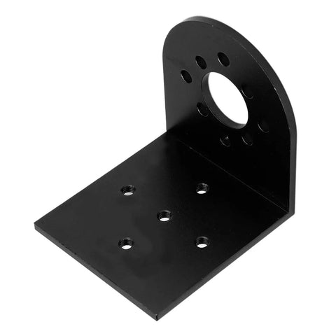 CNC Aluminum Motor Mount L Shape For 4082 And 5055 RC Motors, 25mm And 30mm Hole Distance, Beefed-Up Black Upgrade For RC Cars With Precision Machining And Secure Fit, black L-shape mount