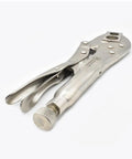 H6 V Grip Crimper For 1/4 And 3/8 Inch Hose With 2 Openings And 2 Dies, Heavy Duty Alloy Steel, Nickel Plated, One Piece Forged Jaw