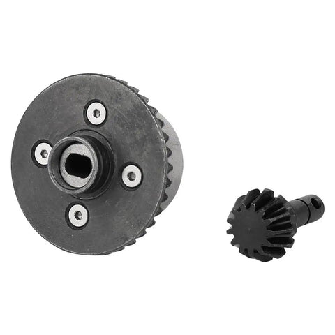 Axial 38T And 13T Metal Bevel Gear Set For Front And Rear Axles Hardened Steel Upgrade For One To Ten RC Crawlers Low Center Of Gravity