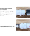Portable Glass Rinser For Bar And Restaurant Use showing threaded pipe connection details