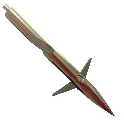 Heavy Duty 420 Stainless Steel Slingshot Broadheads Set Of 6 For Bow Fishing 16 Cm Long 24 G Each Pro Grade Silver Finish Arrowheads