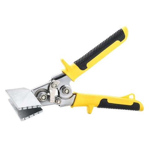 Heavy Duty Sheet Metal Bending Pliers 6 Inch Hand Seamer Tool with ergonomic yellow grip for ductwork and roofing projects