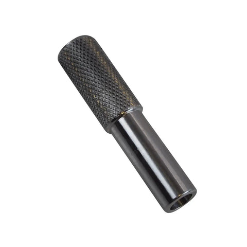 Ls Valve Stem Seal Install Tool For.500 And.530 Inch Seals Easy Grip Driver For LSX LS3 LS1 1997 2014 GM LS Series Billet Aluminum Made In USA Aerospace Grade Construction, showing knurled handle design.