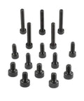 Straight Up Tough M4 Hex Screw Kit With 8mm 10mm And 22mm Sizes For Camera Rigs And Light Stands Featuring Durable Iron Material and assorted black bolts