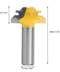 Get Your 45 Degree Router Bit For Woodworking Projects That Rock, Premium Cemented Carbide Mortise And Tenon Knife with 12.7mm shank.