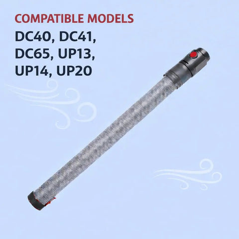 Stretch Hose Attachment For Dyson Upright Vacuums DC40 DC41 DC65 UP13 UP14 UP20 Grey Red Flexible Reach Snag Free