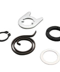 Super Tough Door Knob Repair Spring Kit With Rust Resistant Stainless Steel Internal Lever Latch Springs Perfect For Doors Chairs Hammocks And Gardens Featuring Easy Install Hook Design To Stop Stretching While Keeping Your Sliding Doors And Furniture. stainless steel spring rings and coiled torsion spring set