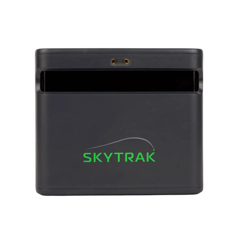 Front view of ST Max Launch Monitor And Protective Shield Bundle with dual radar and photometric precision, grey color.