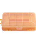 Double Sided 13 Compartment Hardware Box Organizer For Screws Nuts Bolts And Small Parts Durable Plastic Tool Box With Transparent Lid