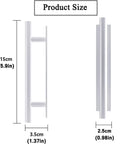 Dimensions of Self Stick Push Pull Helper White Hidden Cabinet Handle Made From ABS Plastic Ideal For Doors Windows Wardrobes And Cabinets