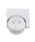 Auto On Off PIR Motion Sensor Light Switch With Adjustable Time Delay, Infrared Occupancy Sensor For Indoor And Outdoor Use, 110-240V Wall Switch, Neutral Wire Required, Easy Install Smart Lighting Control, white ceiling-mounted unit