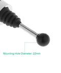 Close-up of Two Position Momentary Joystick Switch with 22mm mounting hole, spring return feature, suitable for industrial control use.