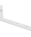 Silver Beefy 6mm Aluminum Corner Brace L Shaped Bracket with Pre-drilled Holes for Furniture Repair and Frame Reinforcement