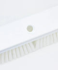 Replacement Ten Inch Floor Scrub Brush Head With Acme Standard Thread Fitting Durable Polybutylene Bristles Badass Heavy Duty Deck Cleaner For Commercial Spaces Hospitals And Garages Built Different To Handle Daily Mess White, featuring bristle detail.
