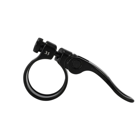 35mm Ebike Seat Post Clamp Quick Release Ring For Adventure Bikes Adventure 2 Step Through Pace 500 Series in black metal