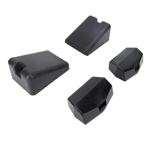 Premium 4 Piece Rubber Hood Bumper Support Kit For T680, T880, And 579 Trucks. Durable Upper Lower Latch Bumper Stops With OE Parts To Fix Rattling Issues. Keep Your Ride Tight And Smooth Today Without Breaking The Bank On Expensive Repairs From, four black rubber hood bumper stops