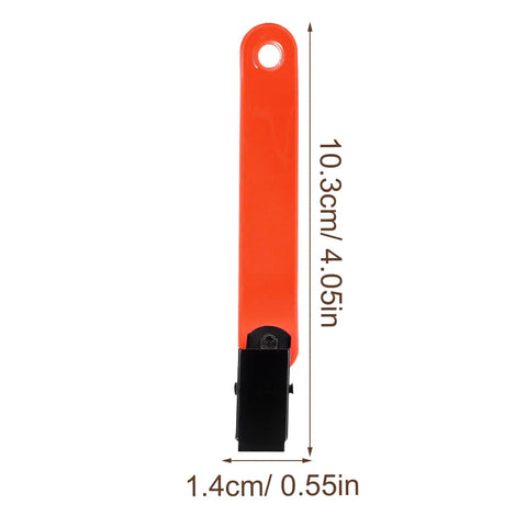 Glow Reflective Trail Marker Clips For Outdoor Hiking And Hunting Orange PVC Clips With Glow Tape Detailed View