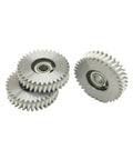 Oblique Helical Planetary Gear for E-Bike Hubs, 35T 47.5x12mm, Nylon Plus Steel Hybrid with 8mm Bearings