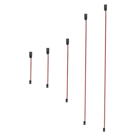 Set Of 30 Pcs 3 Pin Servo Extension Cables, Male To Female Leads, RC Hobby Must Have For Planes Helicopters And Drones, Five Length Options