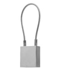 Beefy Heavy Duty 85mm Shackle Lockout Tagout Cable Lock with Aluminum Alloy Housing and PVC Coated Steel Cable