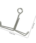 10 Pieces Spring Water Stopper Clips Adjustable Pinchcock Control Clips Pro Grade Laboratory Rubber Tubing Sealing Clamps silver design