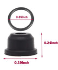 All In One Universal Brake Clutch Slave Master Cylinder Pipe Connector Joint Clip Seal Gasket Repair Kit For VW Audi BMW No Fuss Install With Premium Rubber, black rubber seal, 0.39inch x 0.24inch