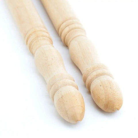 Close-up of Beechwood Corner Guards 39 1/4 Inch Edge Protectors for Walls, showing detailed sanded wood finish and design.