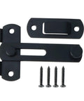 White Stainless Steel Sliding Gate Latch Heavy Duty Door Lock For Wooden Garden Shed Top Shelf Security Hardware Tough As Nails Build with screws